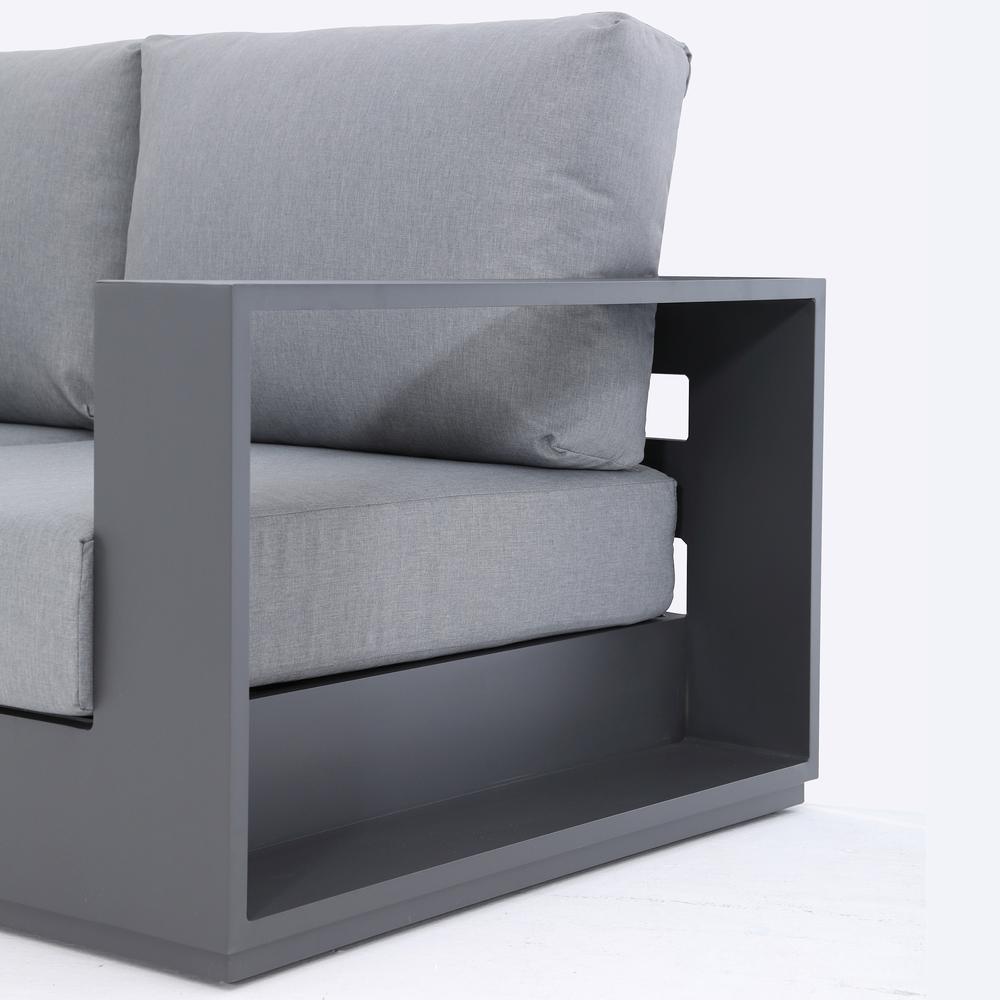 Ficarazzi Outdoor Sofa Chair Set & Coffee Table. Picture 12