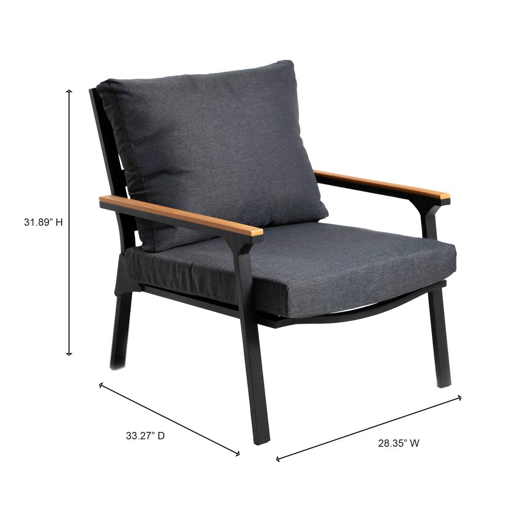 Ficarazzi Outdoor Sofa Set with Coffee Table. Picture 4