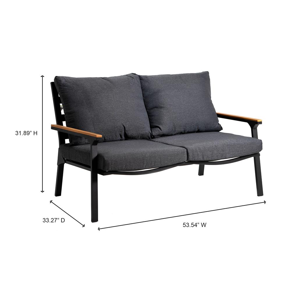Ficarazzi Outdoor Sofa Set with Coffee Table. Picture 12