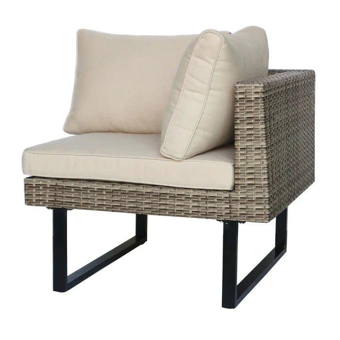 Outdoor Corner Patio Sectional & Tables. Picture 4