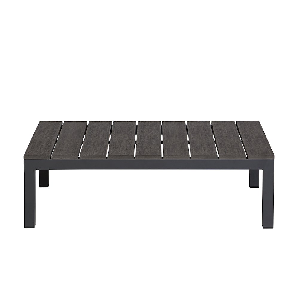 4 Place Seating Gray Outdoor Compressed Foam Sectional Sofas and Ottoman Set. Picture 12