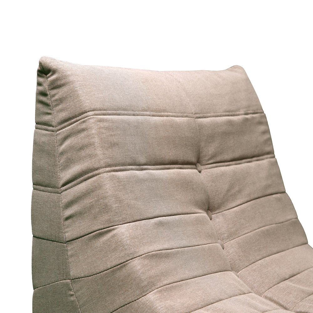 5 Piece Brown Outdoor Compressed Foam Loveseat Sofa Chairs and Table Set. Picture 8