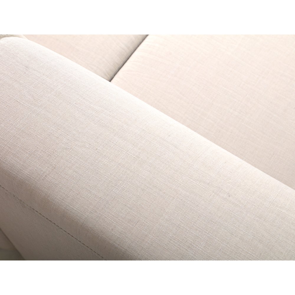 2 Place Seating Beige Outdoor Compressed Foam Sectional Sofas. Picture 5