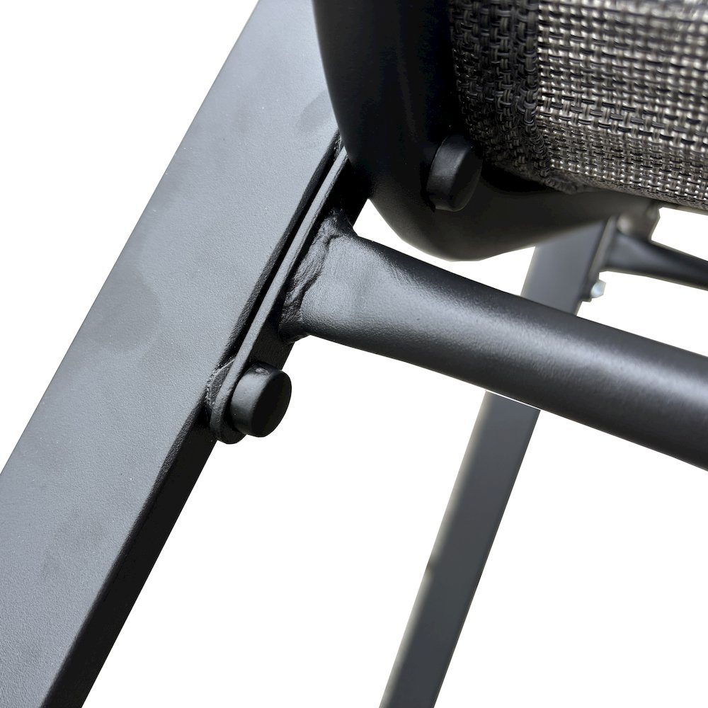Deko Living 7 Piece Gray Outdoor Dining Chairs and Table Set. Picture 9