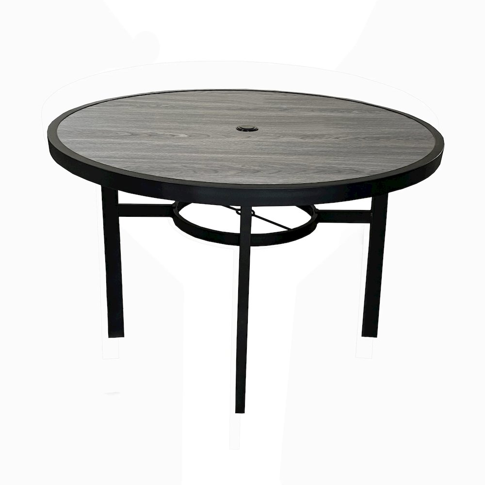 4 Place Seating Outdoor Patio Dining Table and Swivel Chairs Set. Picture 2