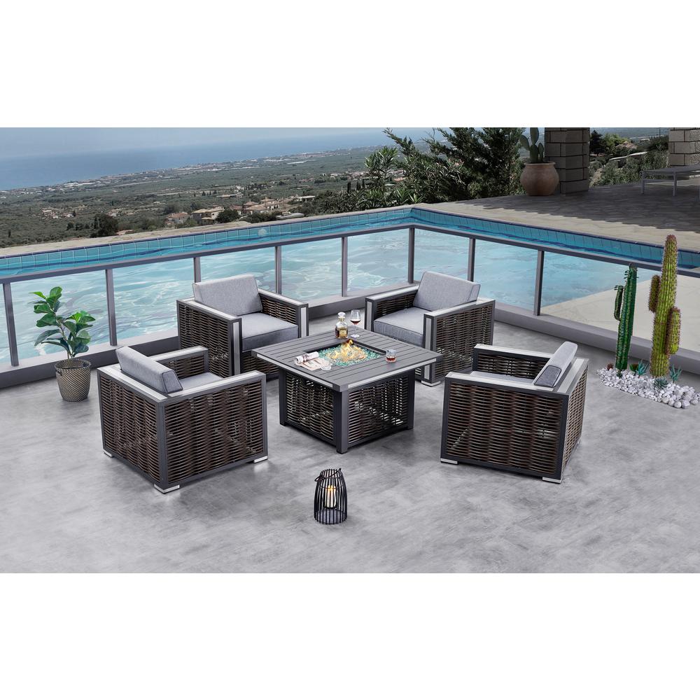 Avola Outdoor Patio Set & Firepit. Picture 8