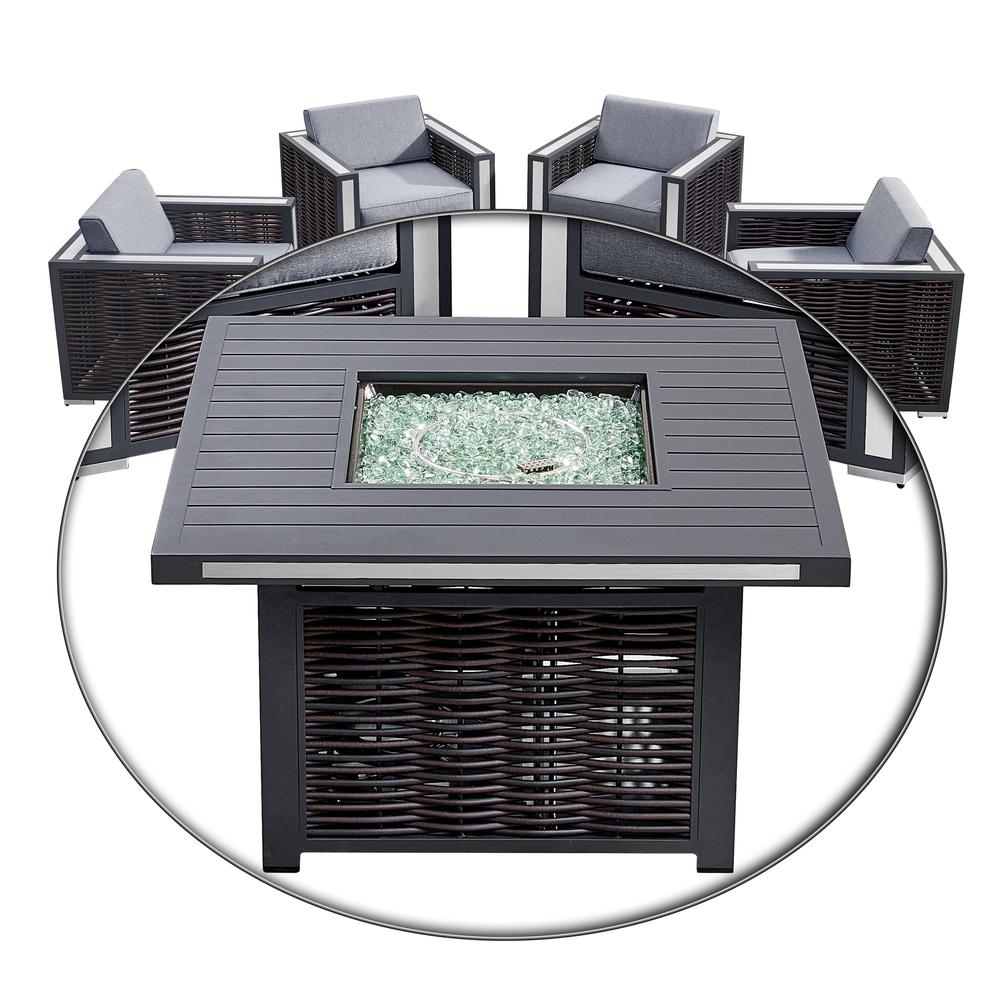 Avola Outdoor Patio Set & Firepit. Picture 16