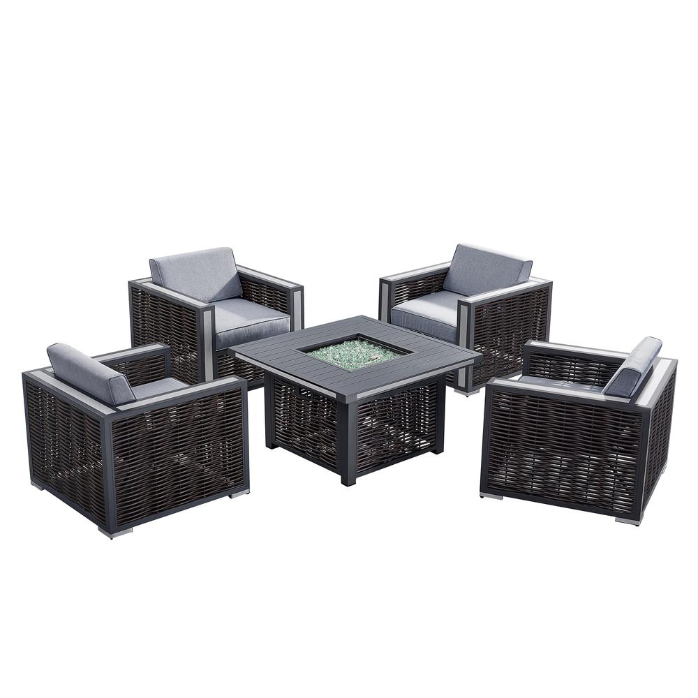 Avola Outdoor Patio Set & Firepit. Picture 20