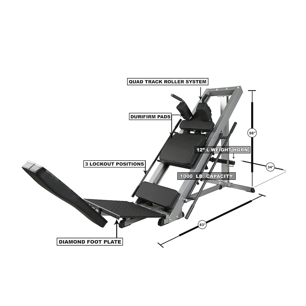 Leg Press and Hack Squat Machine. Picture 5