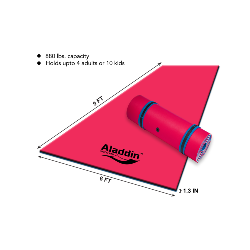 Aladdin water mat, 9x6 Floating Water Mat Lilly Pad. Picture 2