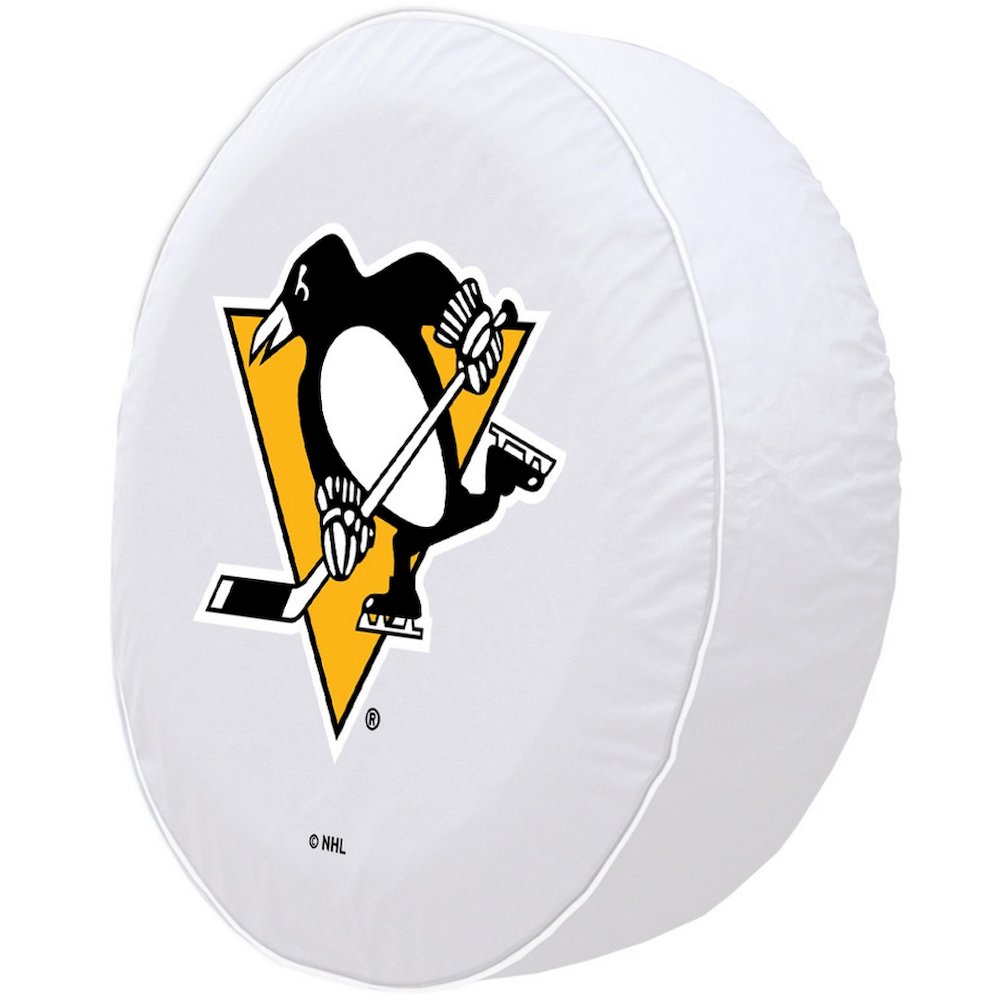 21 1/2 x 8 Pittsburgh Penguins Tire Cover. Picture 2