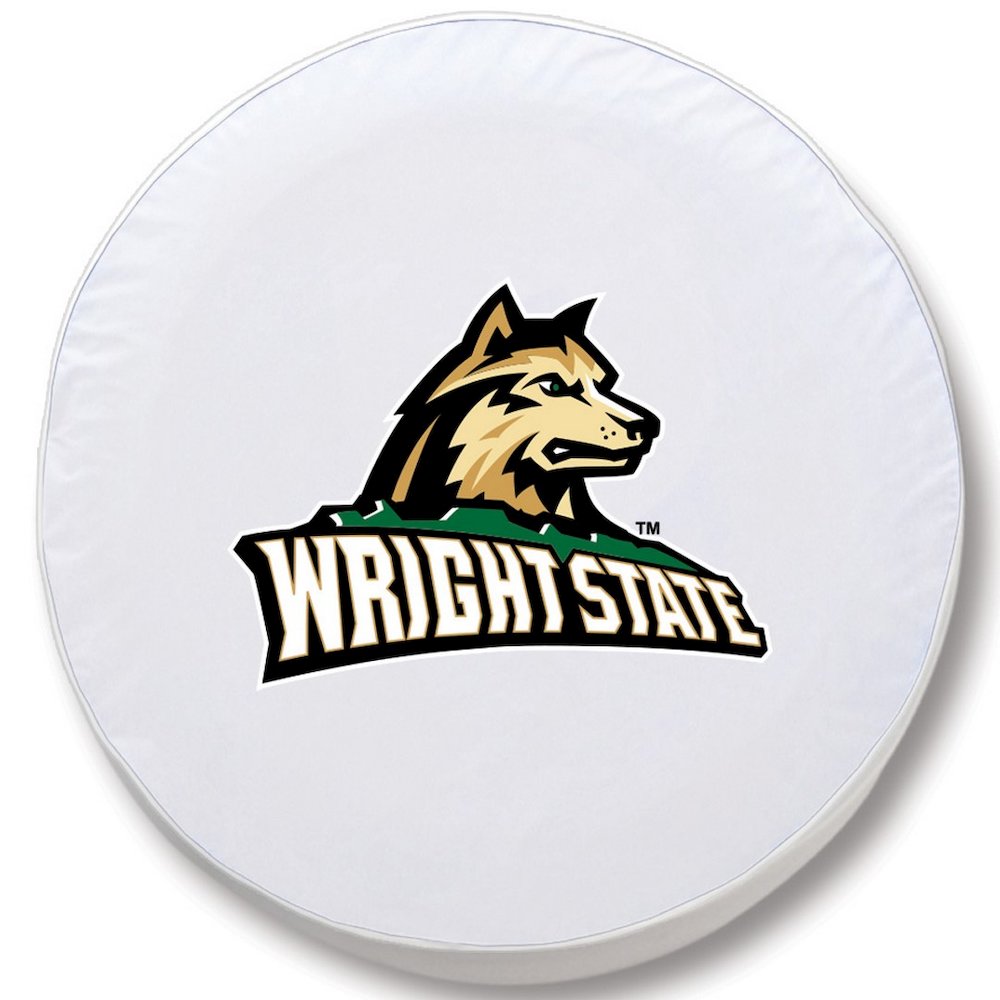 21 1/2 x 8 Wright State Tire Cover. Picture 1