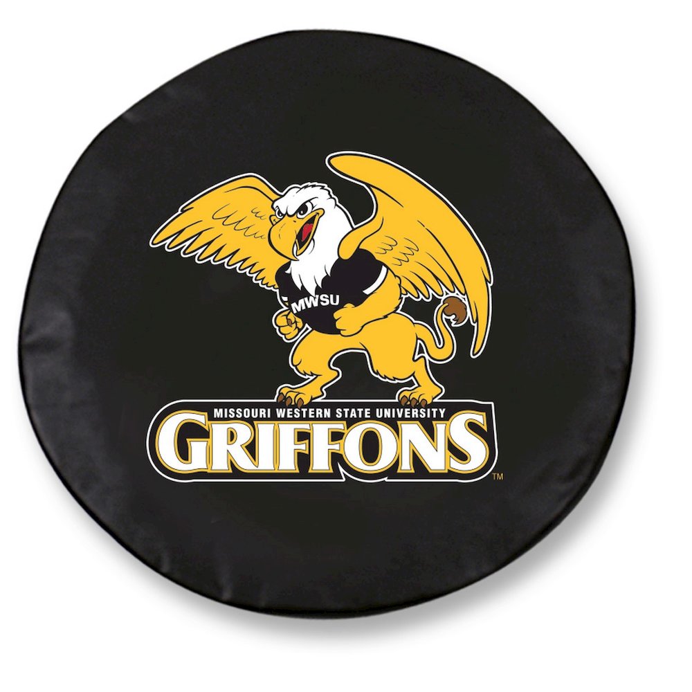 25 1/2 x 8 Missouri Western State Tire Cover. Picture 1