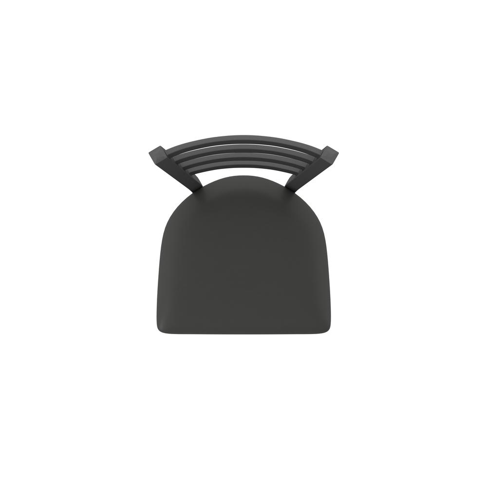 410 Jackie 36" Swivel Bar Stool with Pewter Finish and Canter Iron Seat. Picture 3