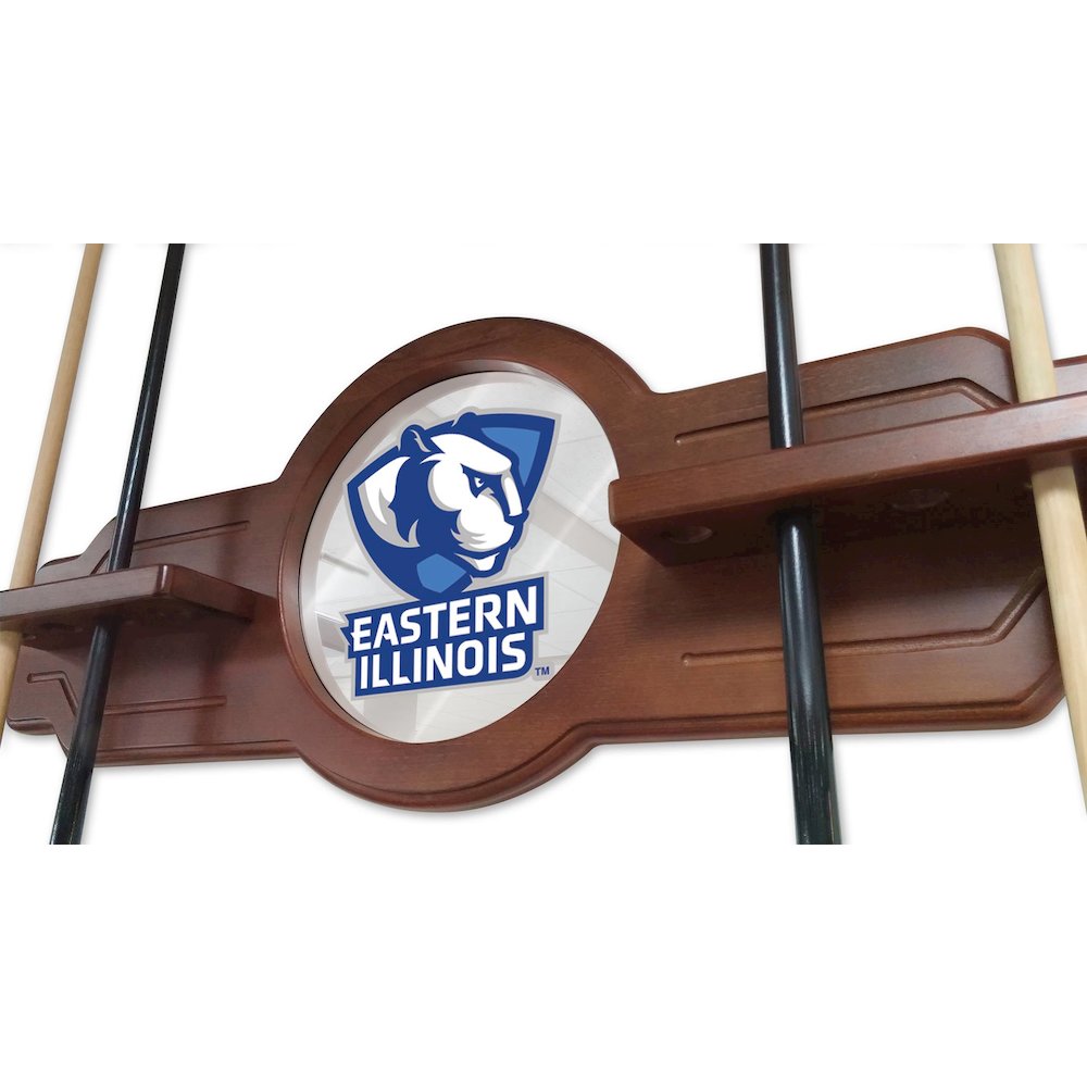 Eastern Illinois Cue Rack in Chardonnay Finish. Picture 3