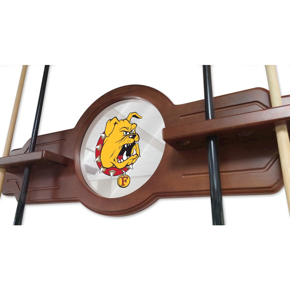 Ferris State Cue Rack in Chardonnay Finish. Picture 3