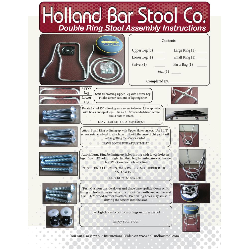 C7C1 Classic Series 30" Bar Stool with Chrome Finish, Black Vinyl Seat, and 360 swivel. Picture 3