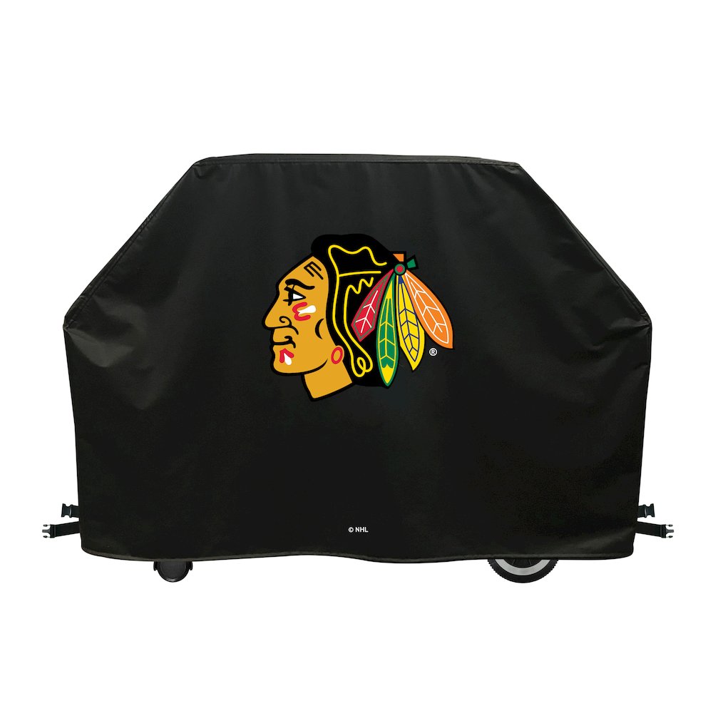 72" Chicago Blackhawks Grill Cover by Covers by HBS. Picture 1