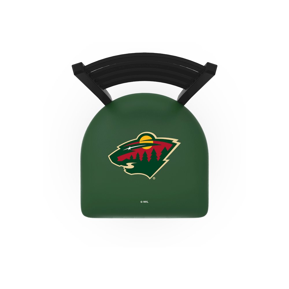 L004 - 30" Black Wrinkle Minnesota Wild Stationary Bar Stool with Ladder Style Back by Holland Bar Stool Co.. Picture 2