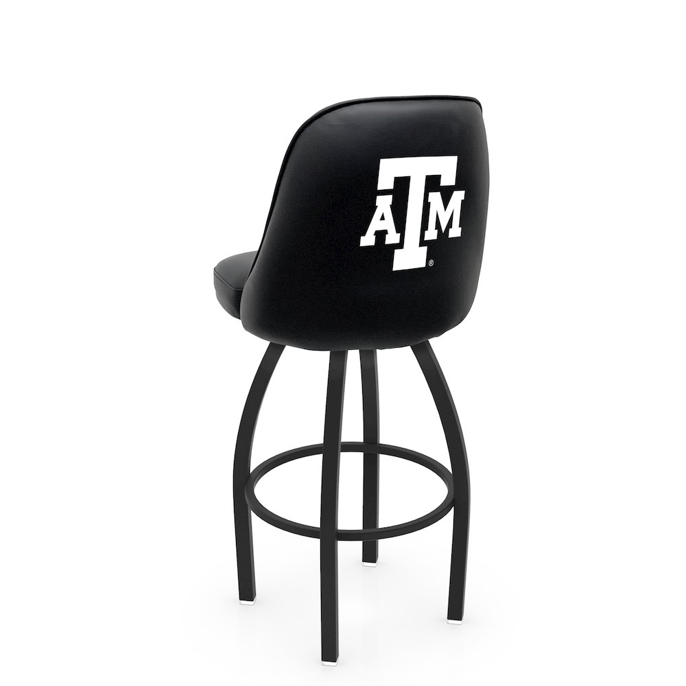 Logo Grizzly Texas A&M Swivel Bar Stool. Picture 1
