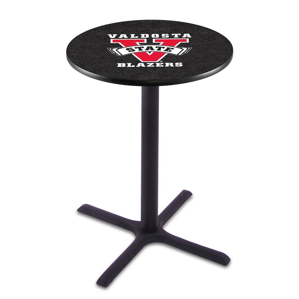 L211 Valdosta State University 36' Tall - 36' Top Pub Table w/ Black Wrinkle Finish. Picture 1
