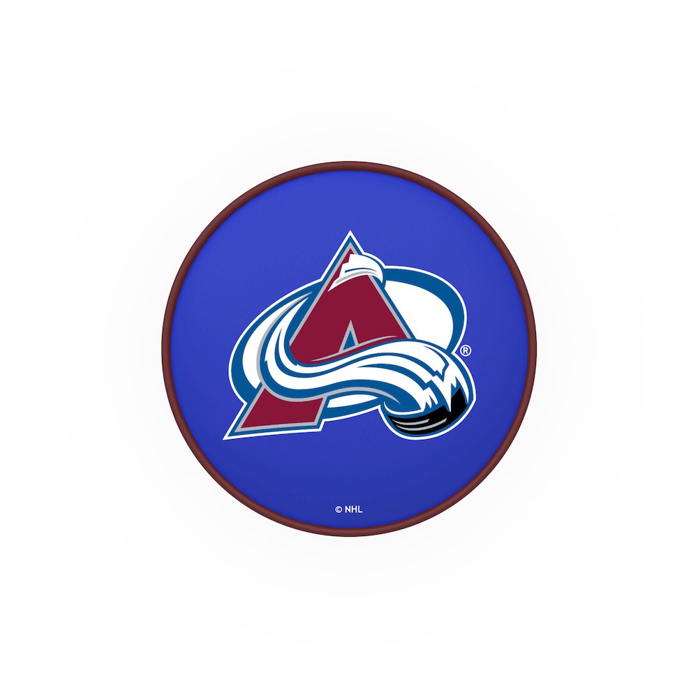 30" L7C1 - 4" Colorado Avalanche Cushion Seat with Double-Ring Chrome Base Swivel Bar Stool by Holland Bar Stool Company. Picture 2