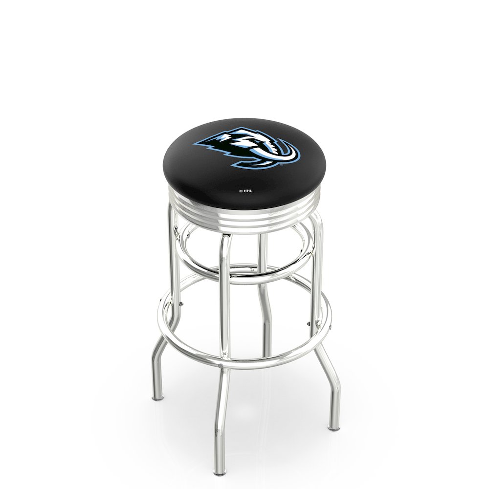 L7C3C Utah Mammoth 30" Double-Ring Swivel Bar Stool with Chrome Finish. Picture 1