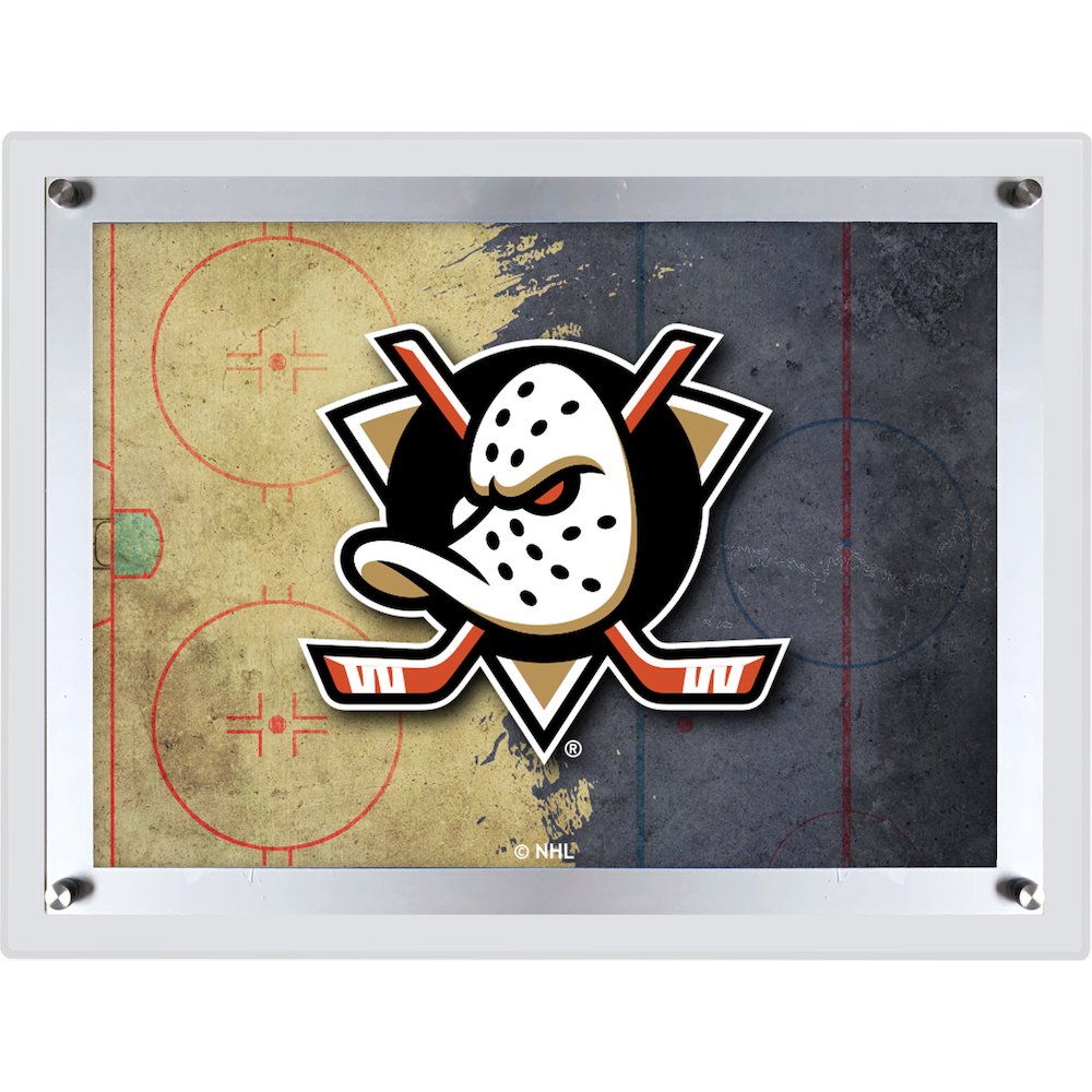 Anaheim Ducks 14.5" x 12" Backlit LED Sign. Picture 1