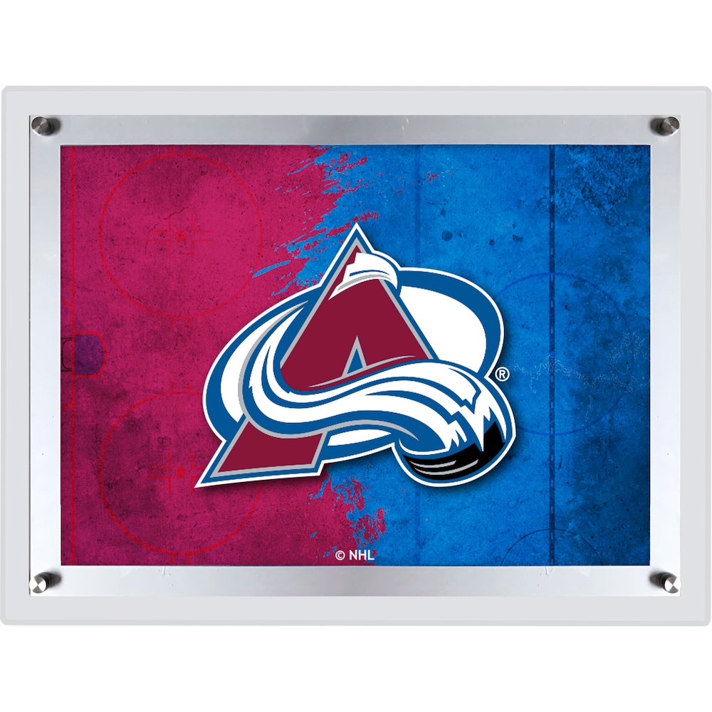 Colorado Avalanche 14.5" x 12" Backlit LED Sign. Picture 1
