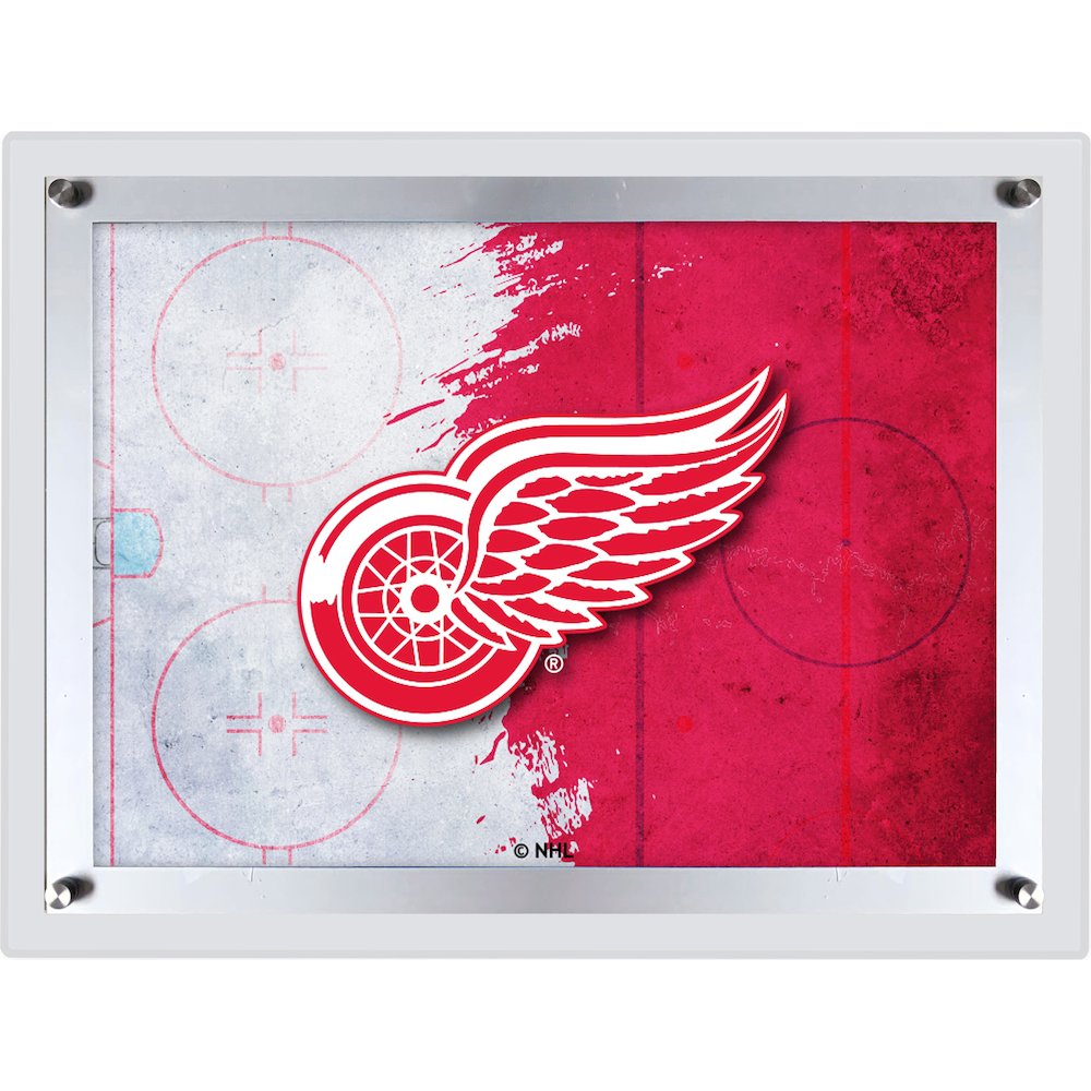 Detroit Red Wings 14.5" x 12" Backlit LED Sign. Picture 1