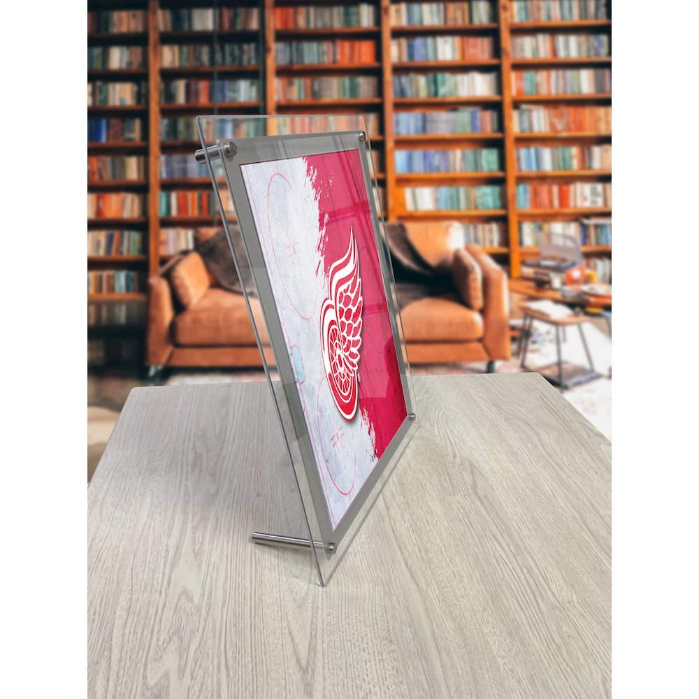 Detroit Red Wings 14.5" x 12" Backlit LED Sign. Picture 4