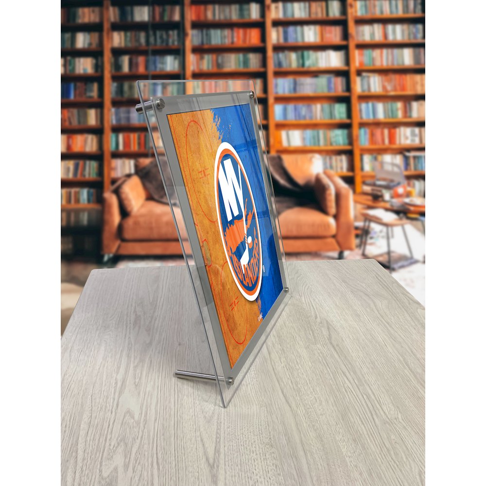New York Islanders 14.5" x 12" Backlit LED Sign. Picture 4