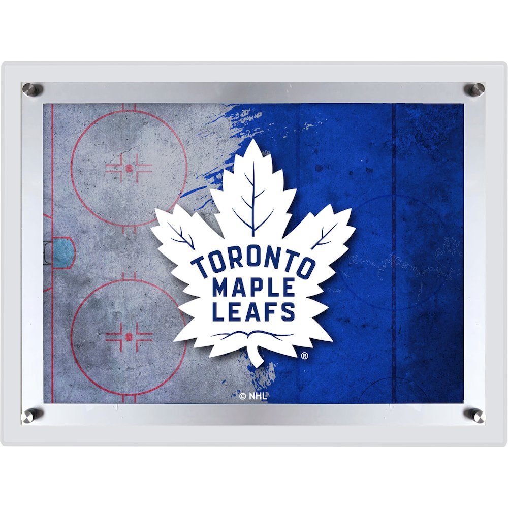 Toronto Maple Leafs 14.5" x 12" Backlit LED Sign. Picture 1