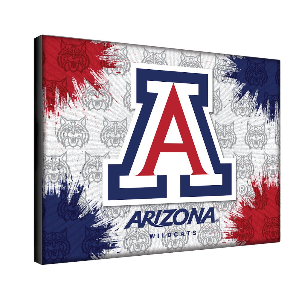 Arizona 24" x 32" Officially Licensed Logo Canvas. Picture 2