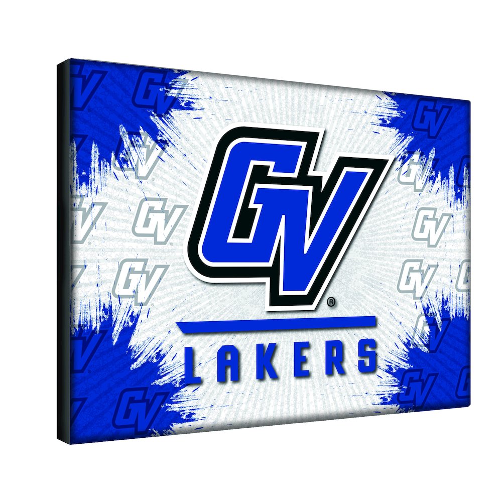 Grand Valley State 24" x 32" Officially Licensed Logo Canvas. Picture 2