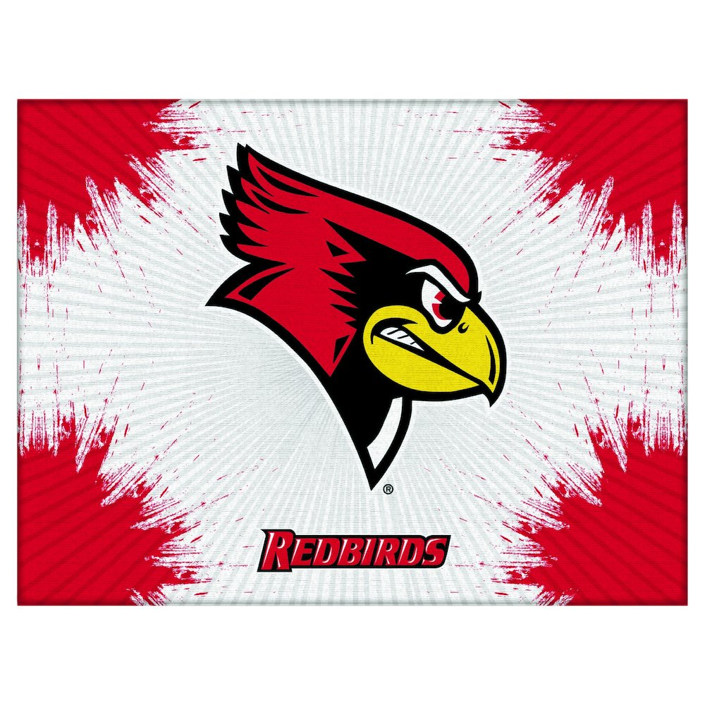 Illinois State 24" x 32" Officially Licensed Logo Canvas. Picture 1