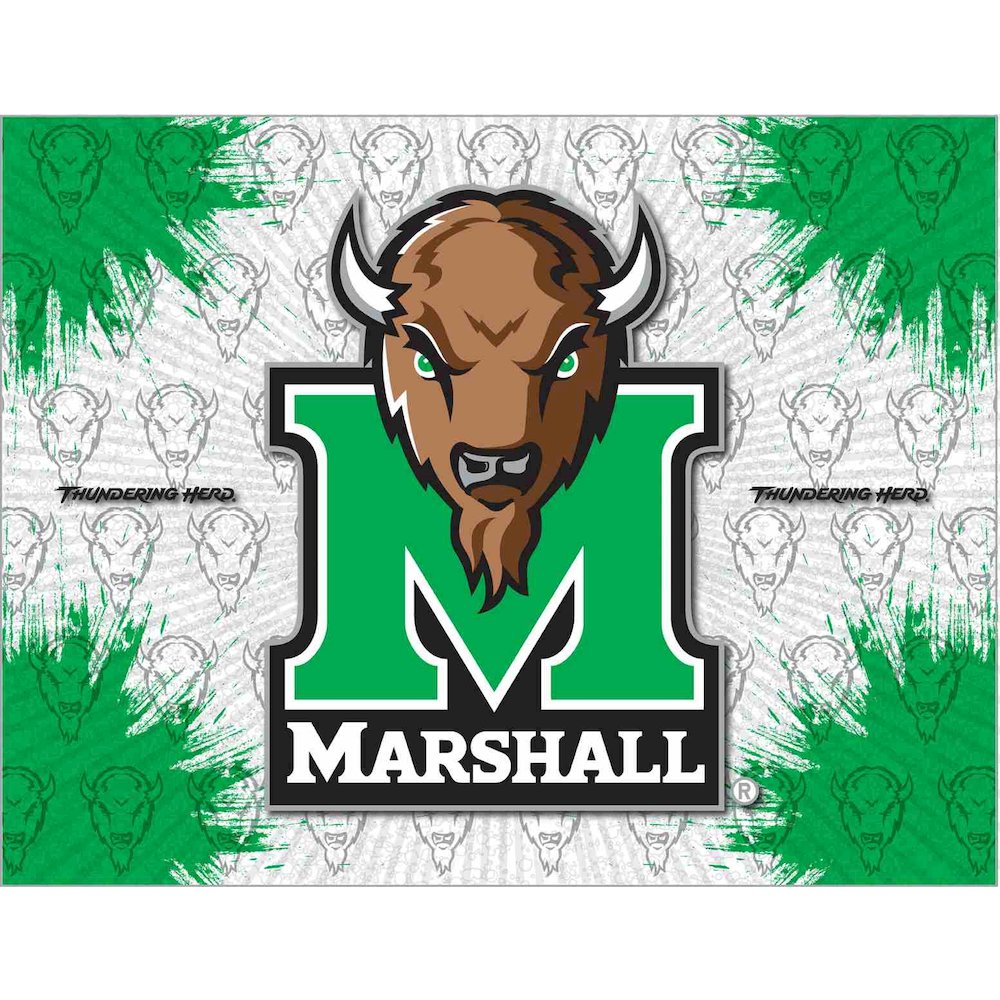 Marshall 24" x 32" Officially Licensed Logo Canvas. Picture 1