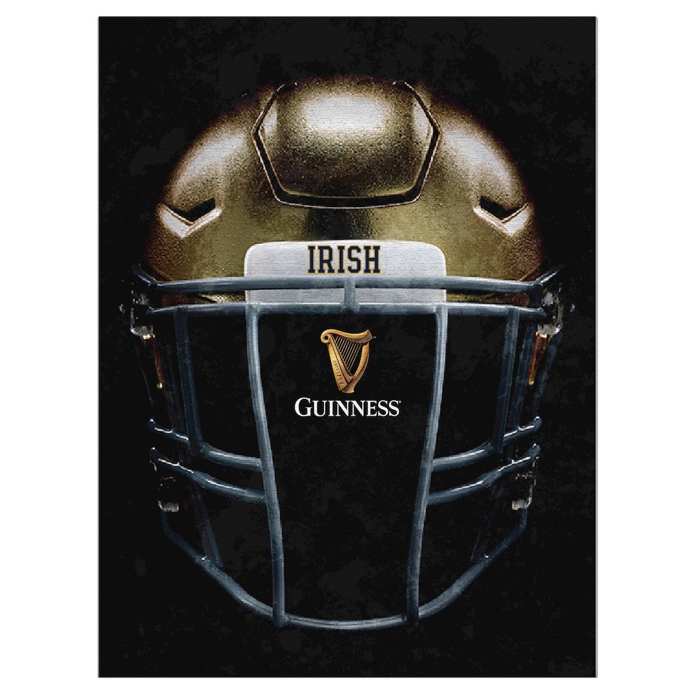 Notre Dame - Guinness (Helmet) 24"x32" Canvas Wall Art. Picture 1