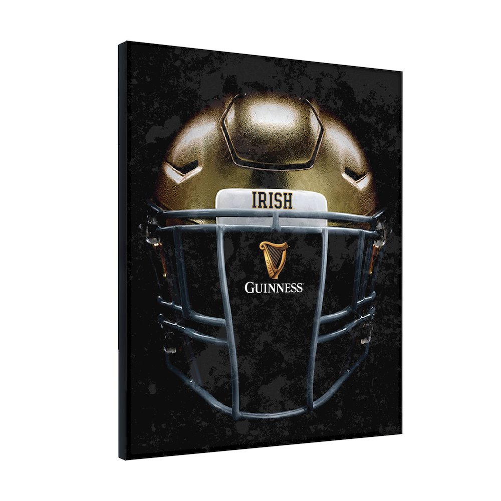 Notre Dame - Guinness (Helmet) 24"x32" Canvas Wall Art. Picture 2