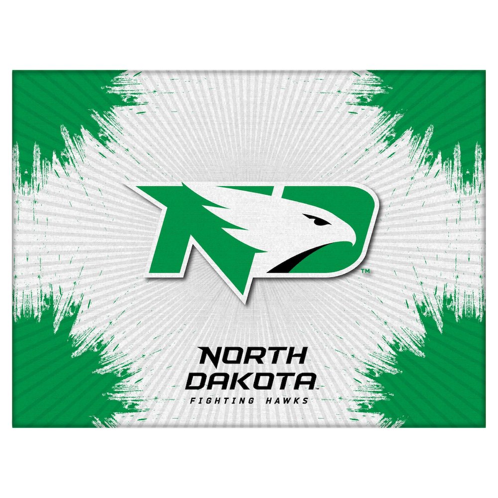 North Dakota 24" x 32" Officially Licensed Logo Canvas. Picture 1