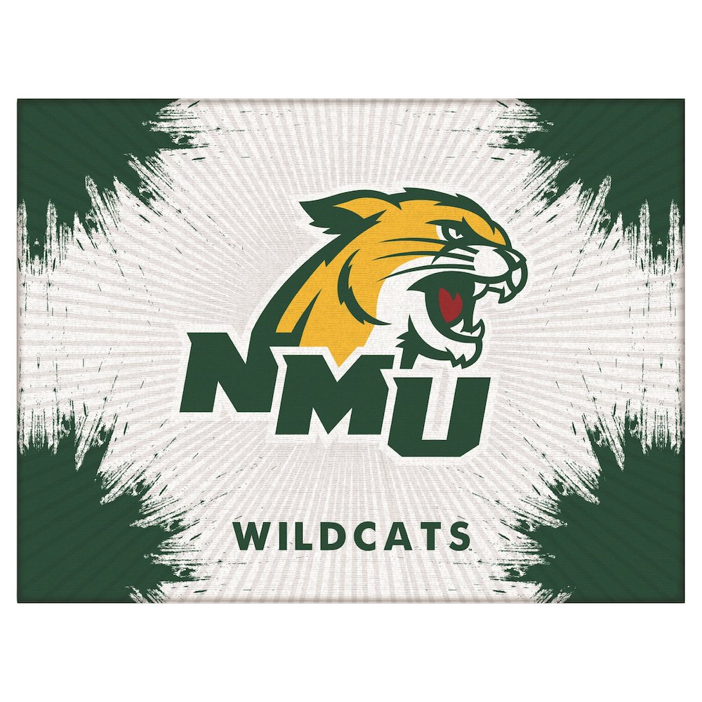 Northern Michigan 24" x 32" Officially Licensed Logo Canvas. Picture 1