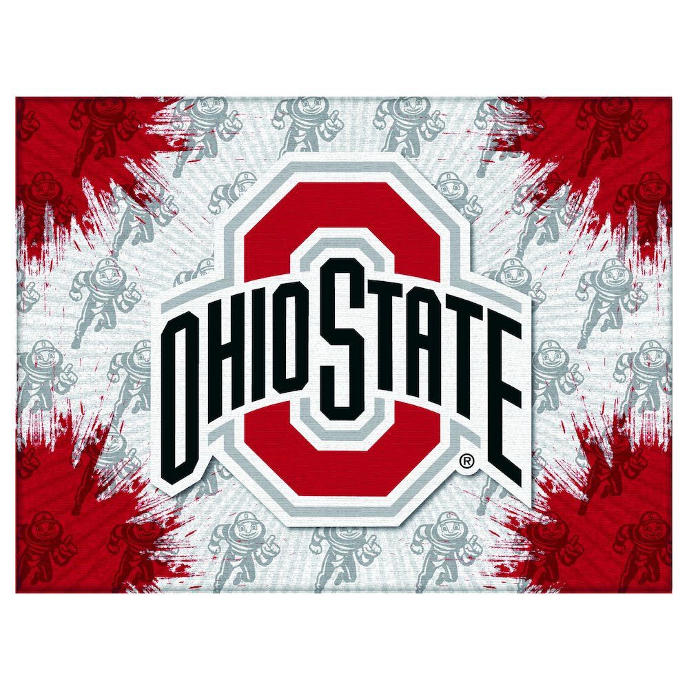 Ohio State 24" x 32" Officially Licensed Logo Canvas. Picture 1