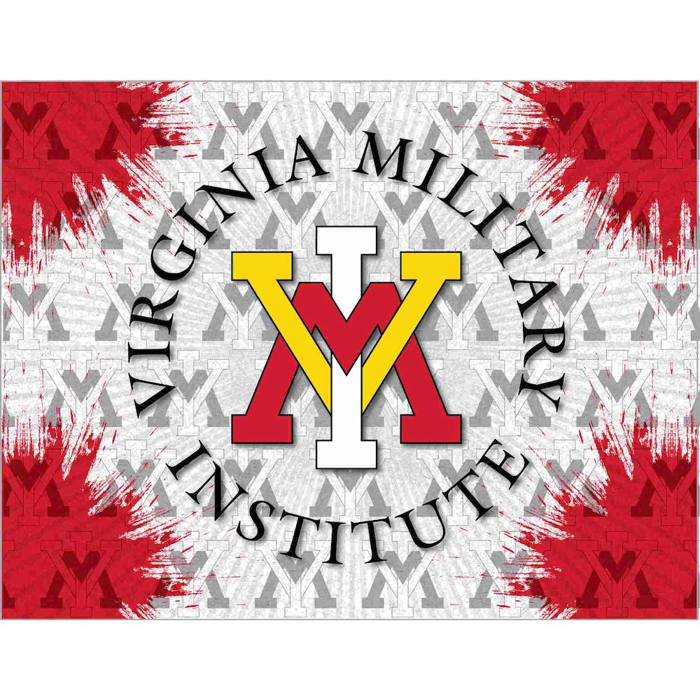 Virginia Military Institute 24" x 32" Officially Licensed Logo Canvas. Picture 1