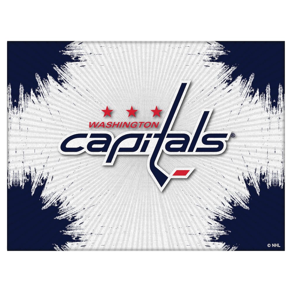 Washington Capitals 24" x 32" Officially Licensed Logo Canvas. Picture 1