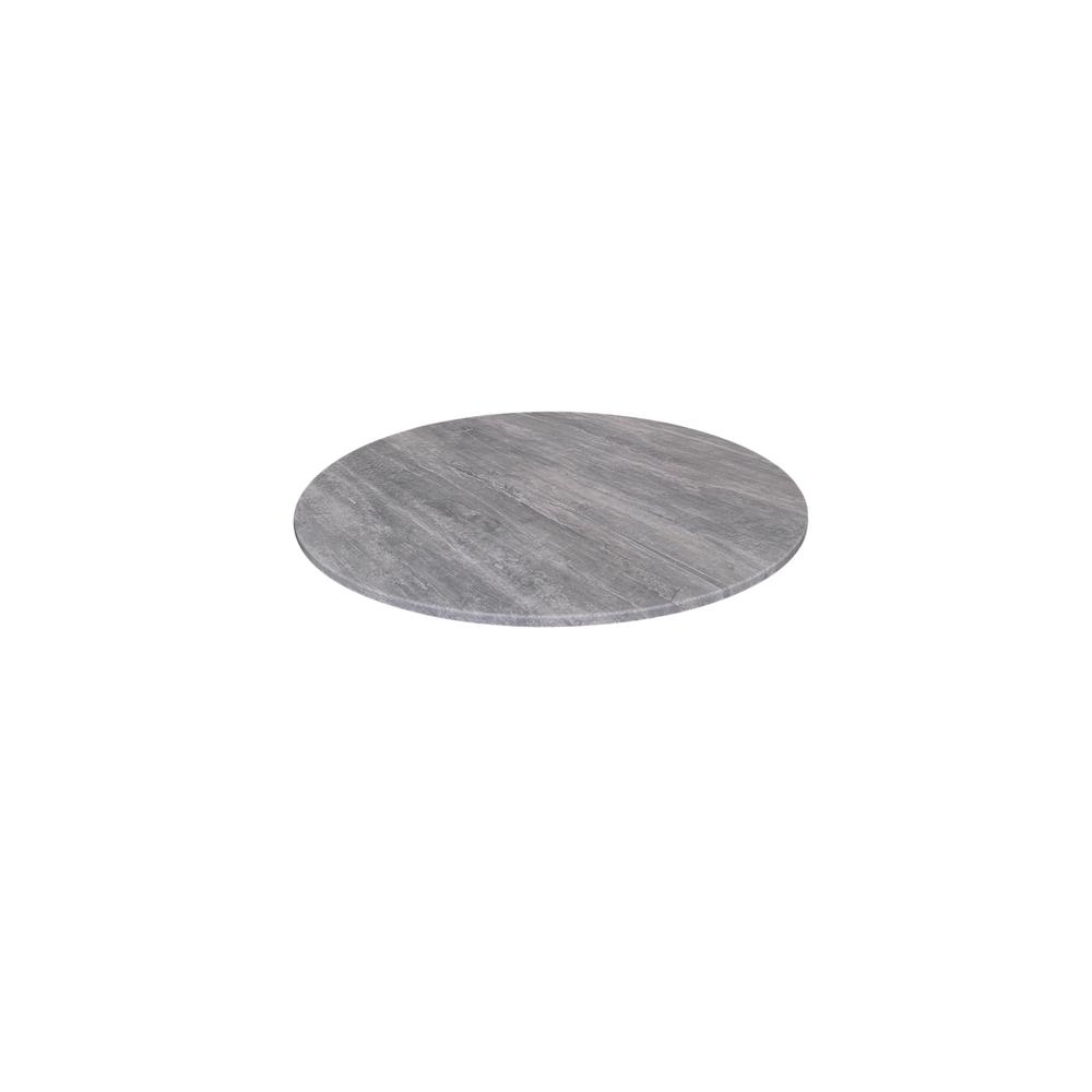 36" Diameter Greystone, Indoor/Outdoor All-Season EuroSlim Table Top. Picture 1