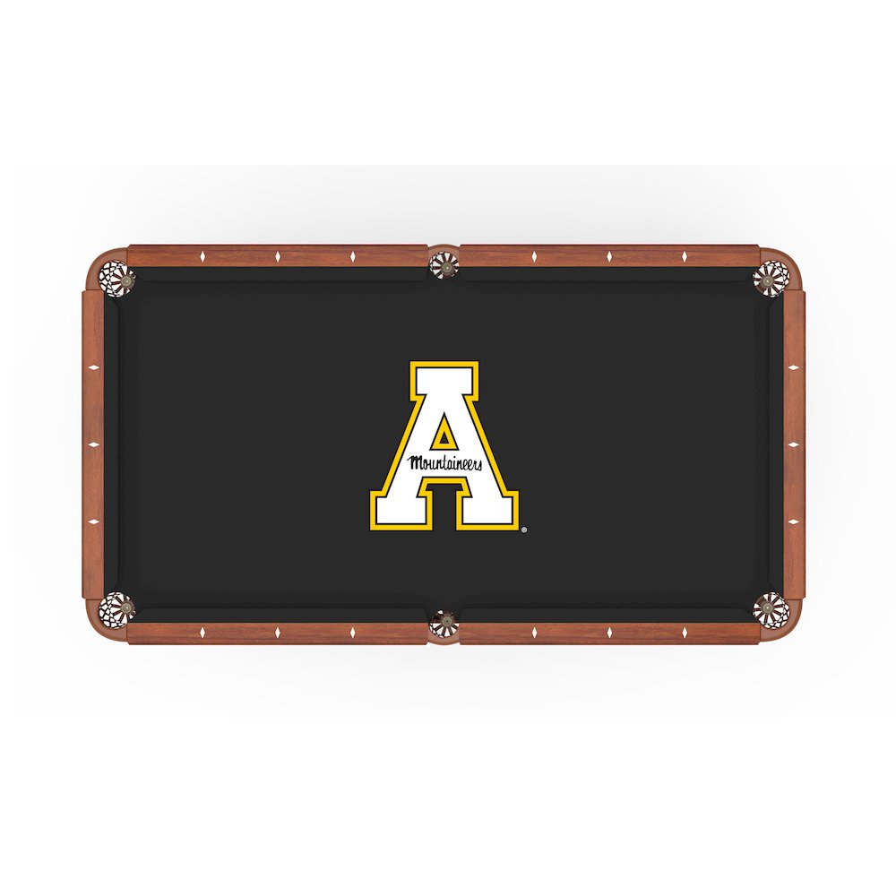 Appalachian State University 8' Pool Table with a Chardonnay Finish. Picture 2