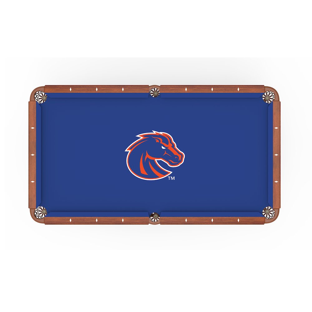 Boise State University 8' Pool Table with a Chardonnay Finish. Picture 2