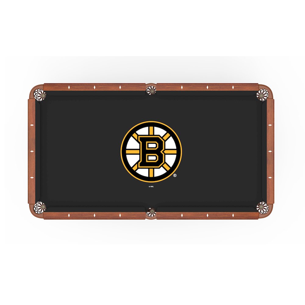 Boston Bruins 8' Pool Table with a Chardonnay Finish. Picture 2