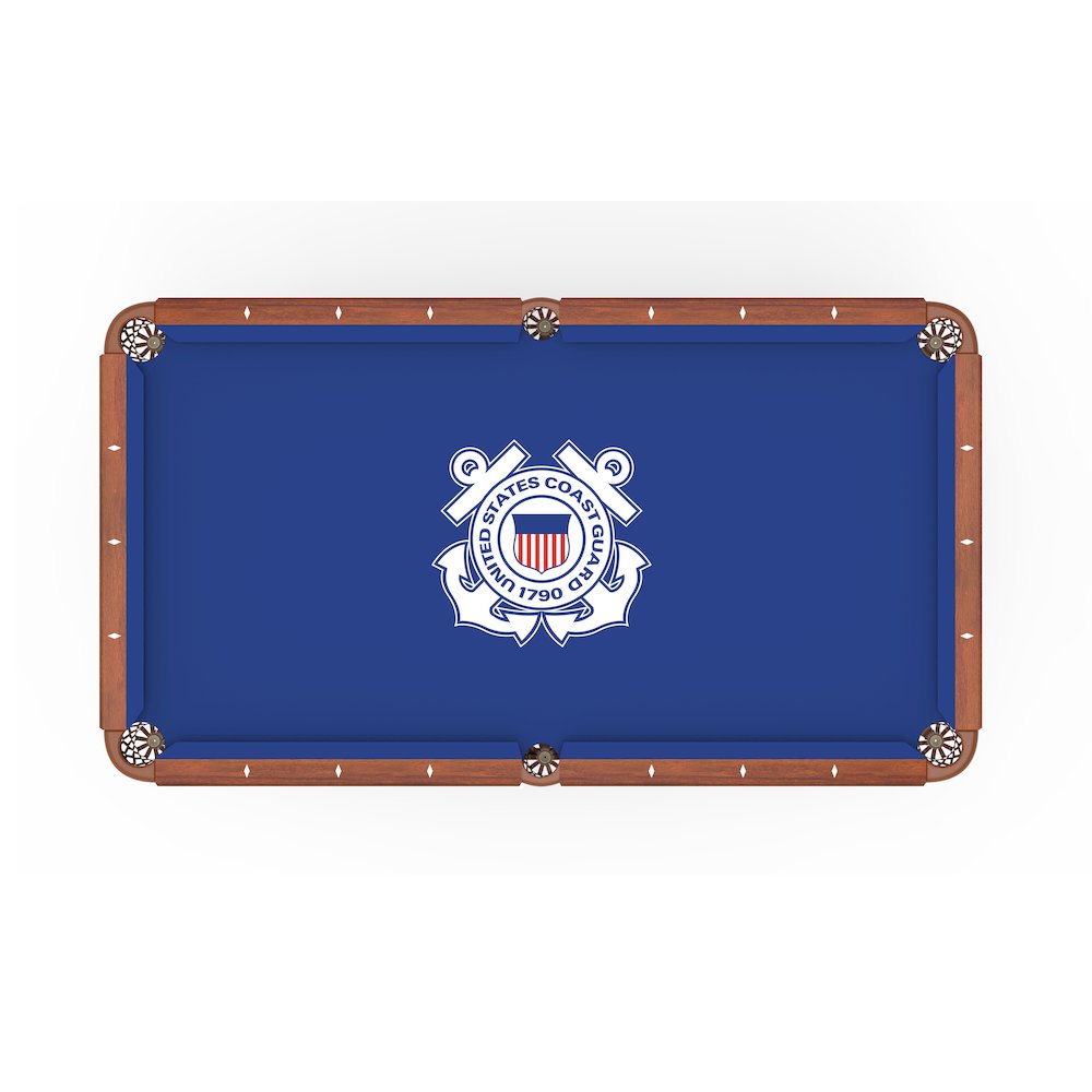 United States Coast Guard 8' Pool Table with a Chardonnay Finish. Picture 2
