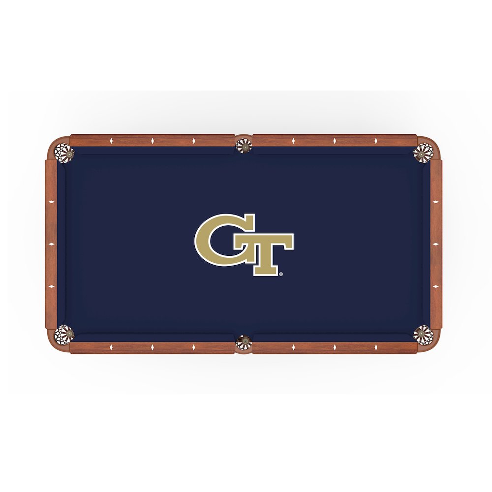 Georgia Tech 8' Pool Table with a Chardonnay Finish. Picture 2